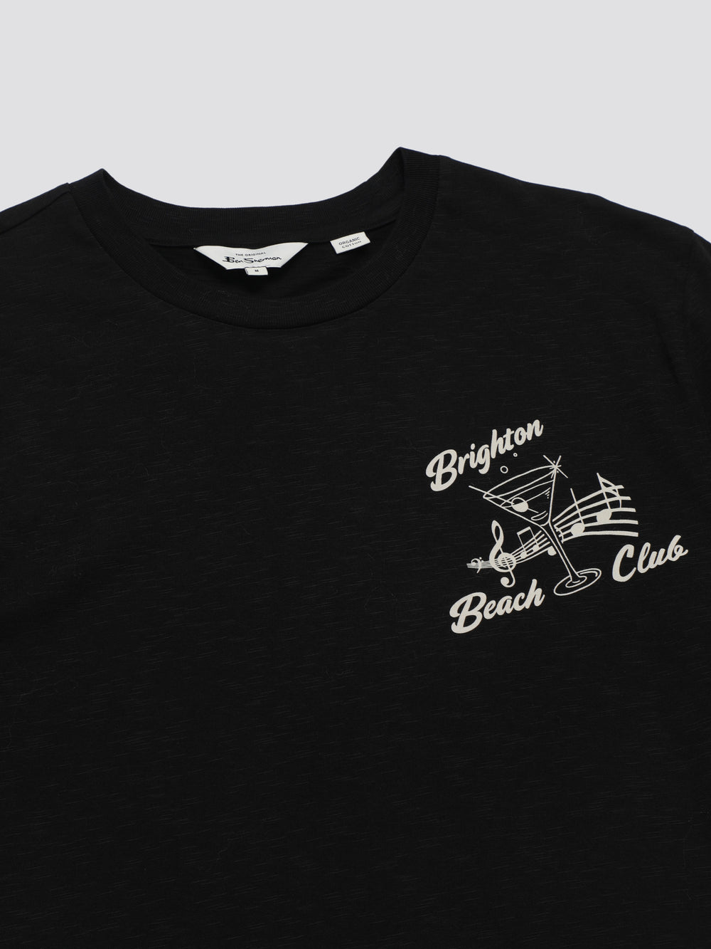 Ben Sherman Signature Brighton Beach Club T-Skjorte Svarte | EA1507342