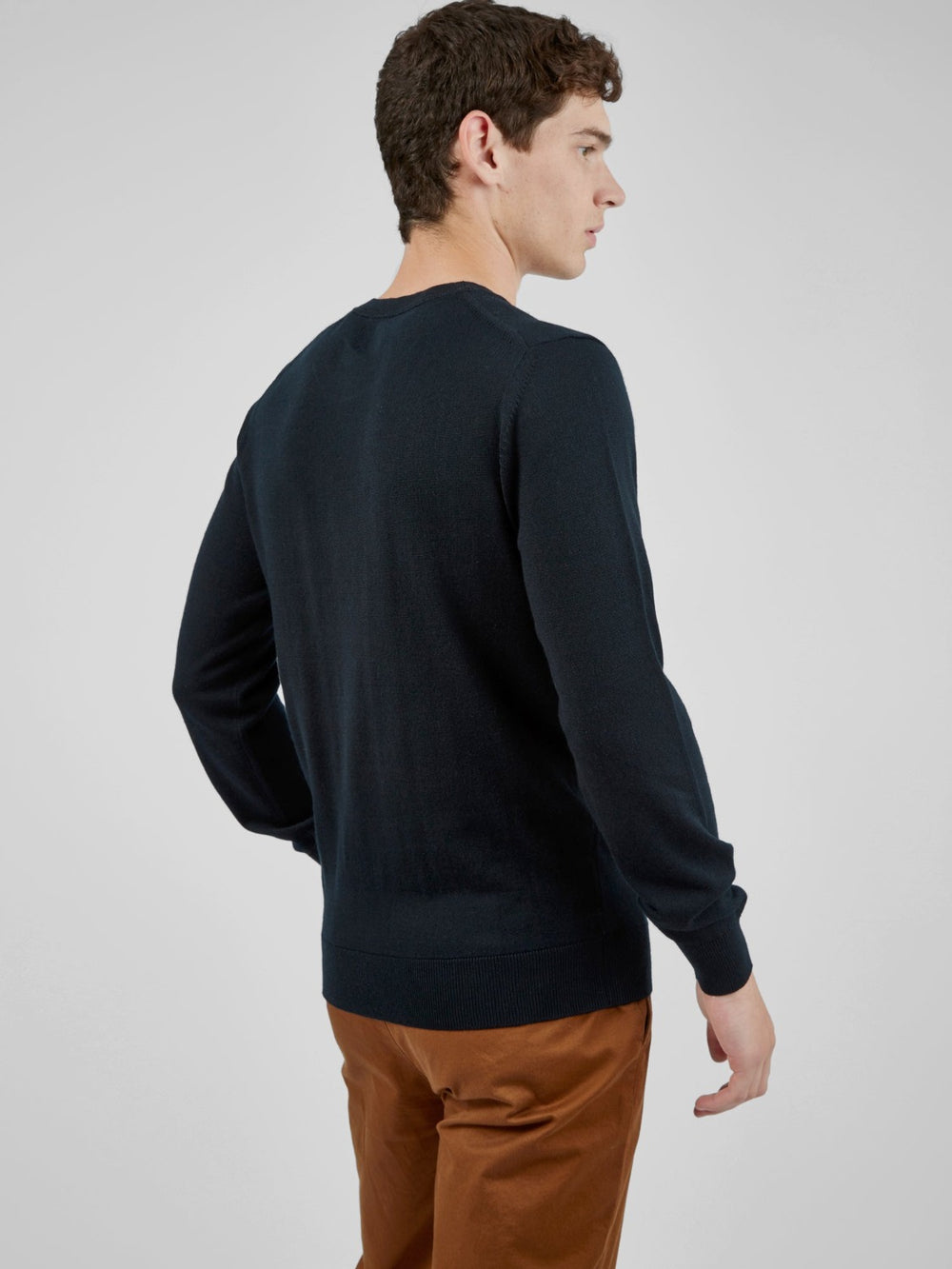 Ben Sherman Signature Crewneck Strikkevarer Svarte | TG5710963