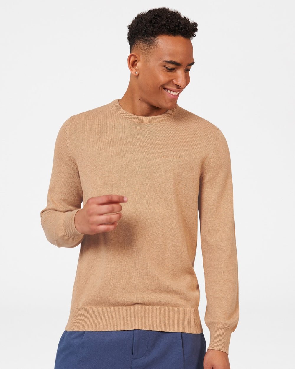 Ben Sherman Signature Crewneck Strikkevarer Grå | ZI3015794