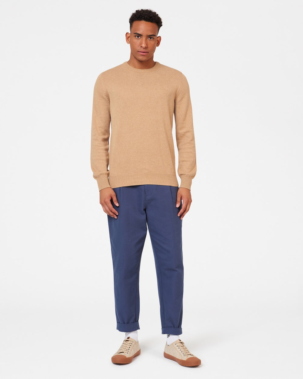 Ben Sherman Signature Crewneck Strikkevarer Grå | ZI3015794