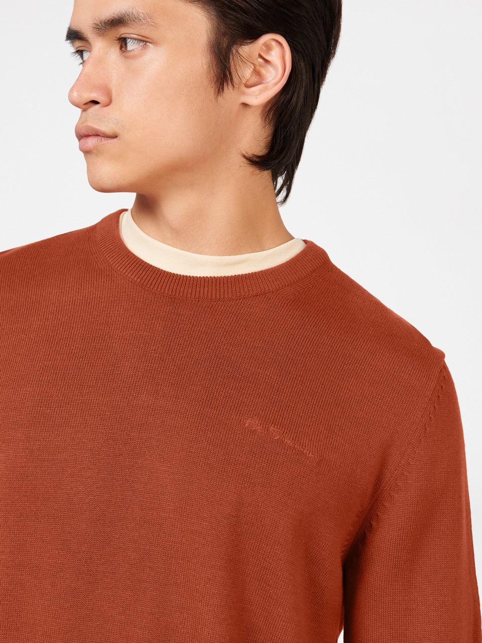 Ben Sherman Signature Crewneck Strikkevarer Oransje | RY2516037