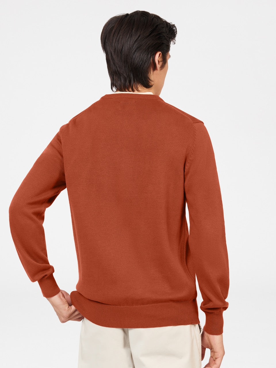 Ben Sherman Signature Crewneck Strikkevarer Oransje | RY2516037