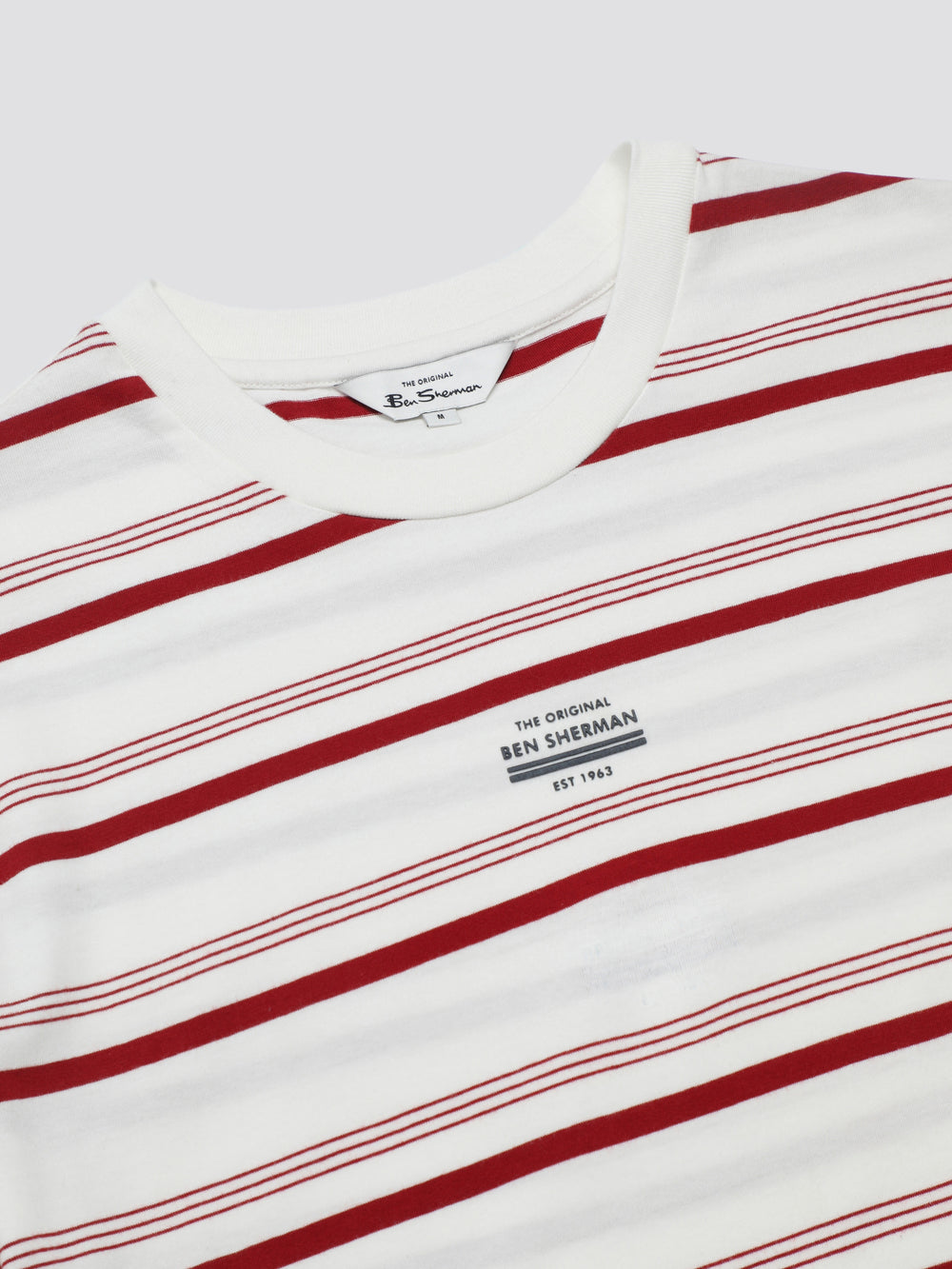 Ben Sherman Signature Fine Stripe T-Skjorte Hvite | KP9218530