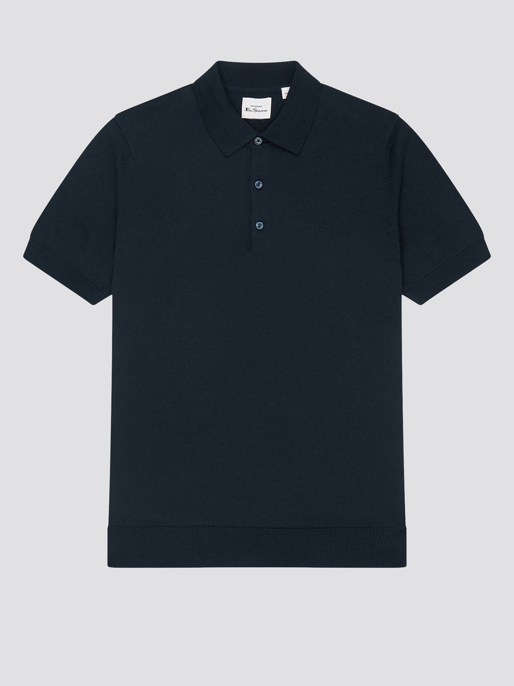 Ben Sherman Signature Gensere Med Polo Hals Marineblå | WZ9072841