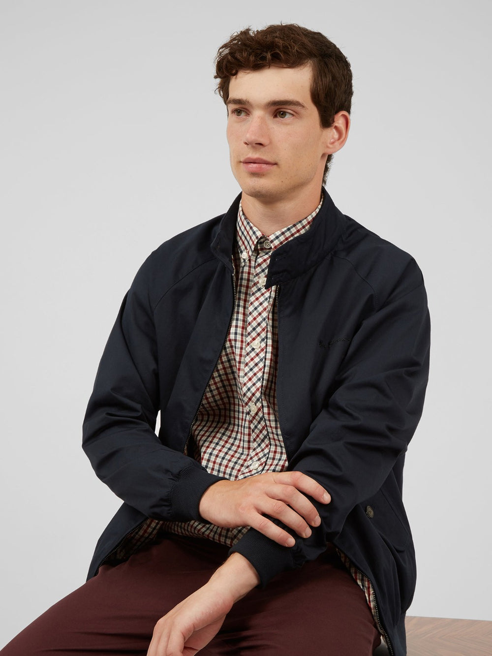 Ben Sherman Signature Harrington Jakker Marineblå | LV2847369