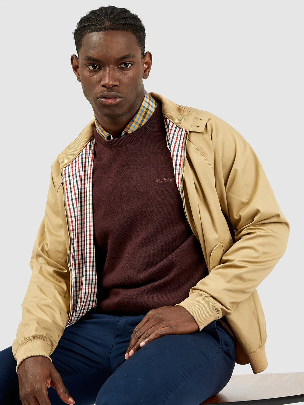 Ben Sherman Signature Harrington Jakker Brune | SU7251689