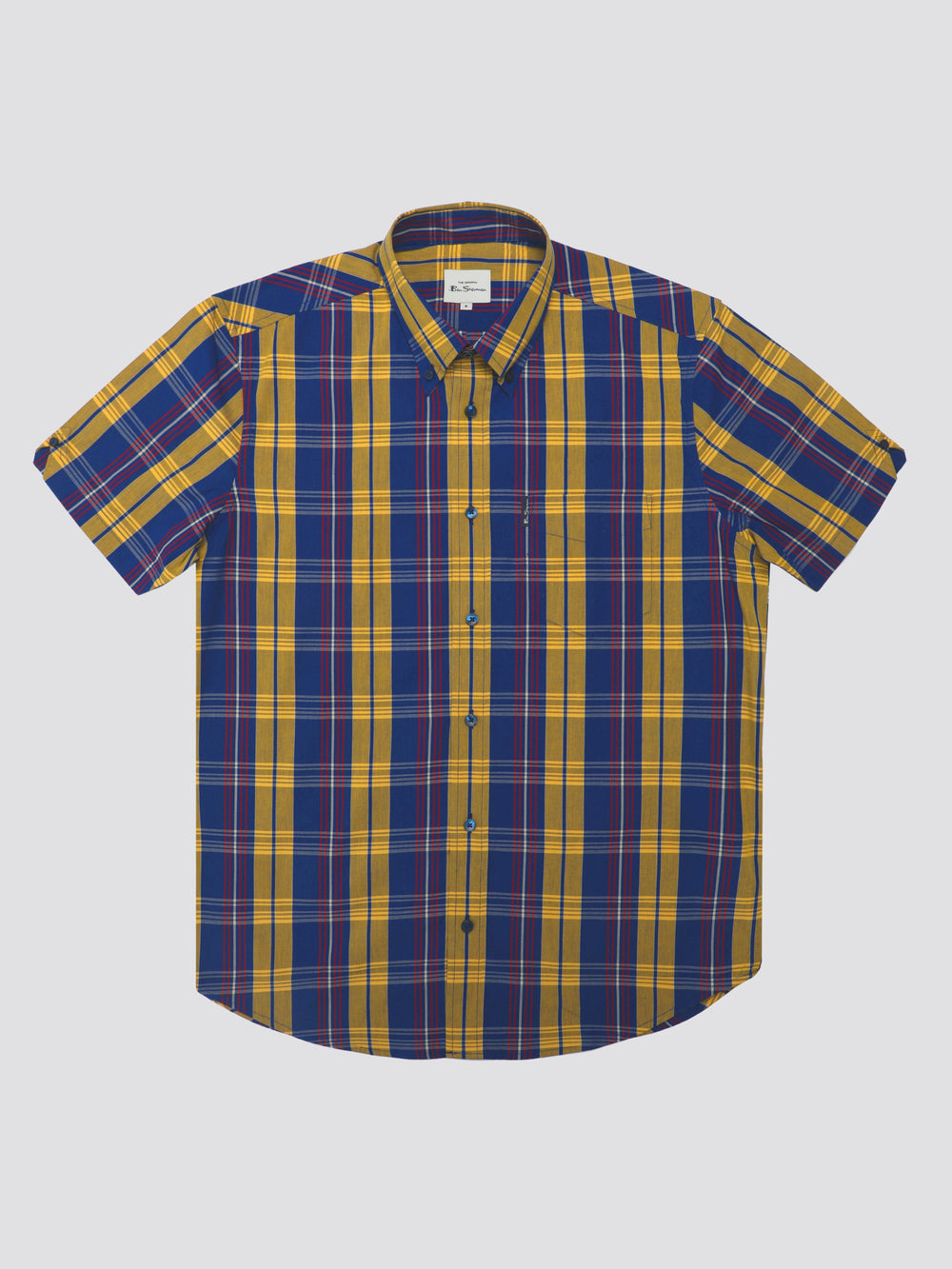 Ben Sherman Signature Irregular Check Skjorte Blå | GL6809412