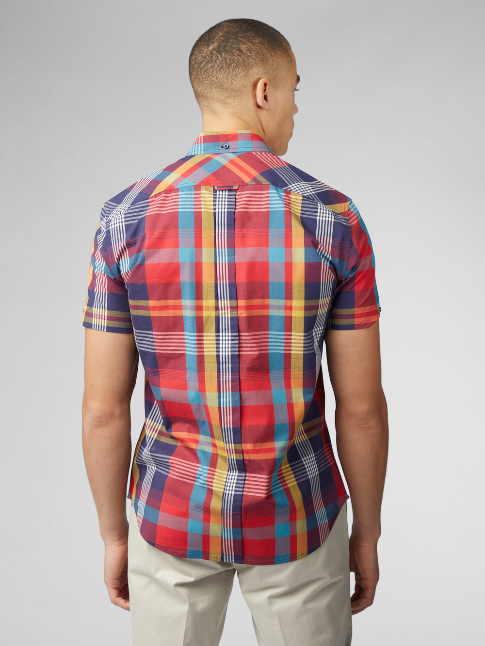 Ben Sherman Signature Large Madras Check Skjorte Rød | LR8693042