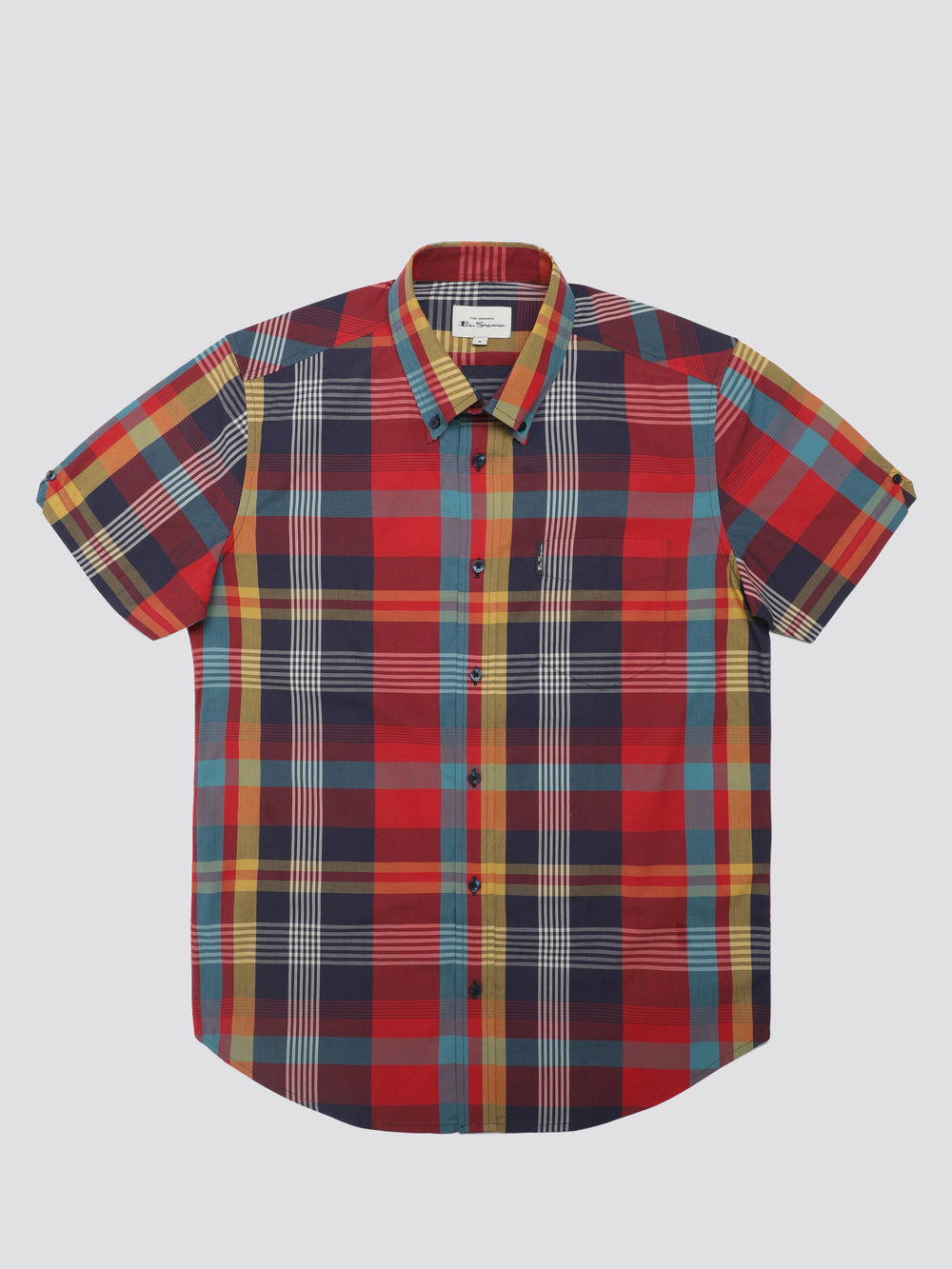 Ben Sherman Signature Large Madras Check Skjorte Rød | LR8693042