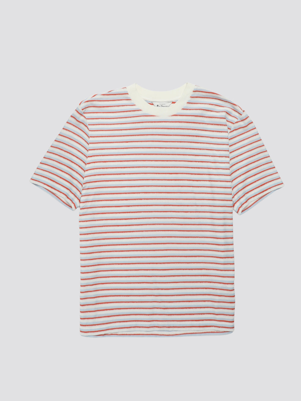 Ben Sherman Signature Loopback Stripe T-Skjorte Blå | XP8614357