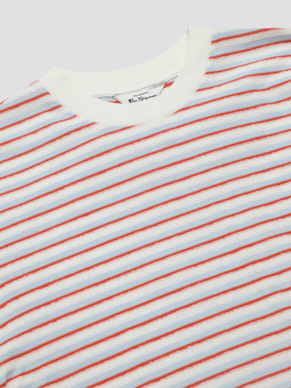 Ben Sherman Signature Loopback Stripe T-Skjorte Blå | XP8614357