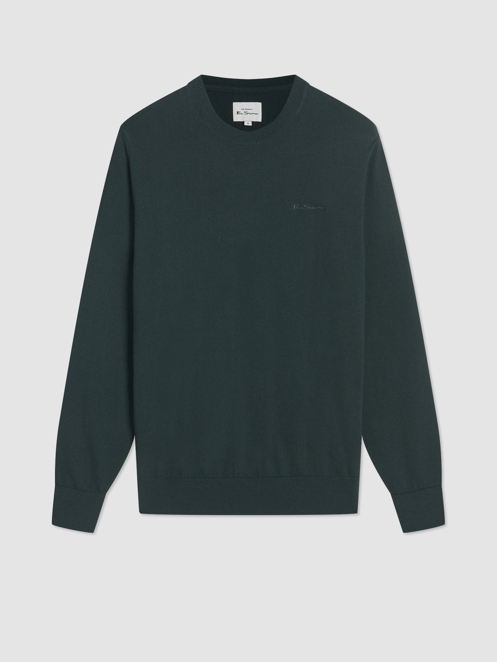 Ben Sherman Signature Merino Crewneck Strikkevarer Mørke Grønn | SW2497031