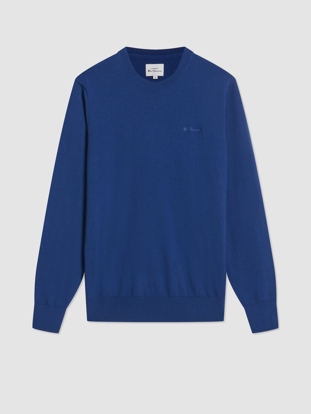 Ben Sherman Signature Merino Crewneck Strikkevarer Blå | LF8264751