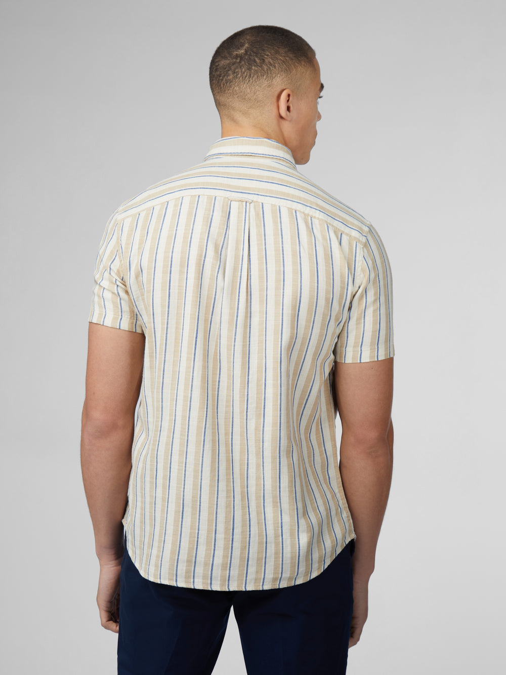 Ben Sherman Signature Mod Stripe Skjorte Hvite | OT3798162