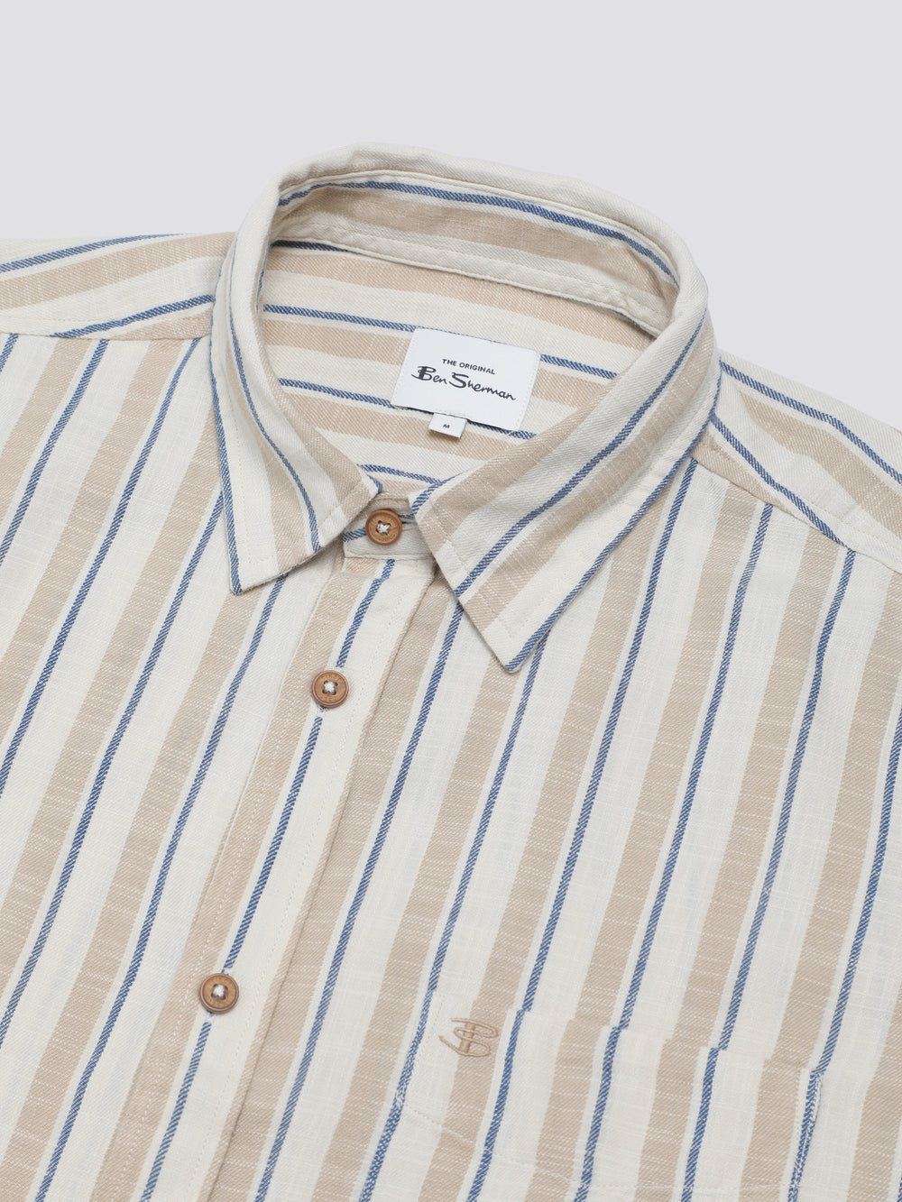 Ben Sherman Signature Mod Stripe Skjorte Hvite | OT3798162