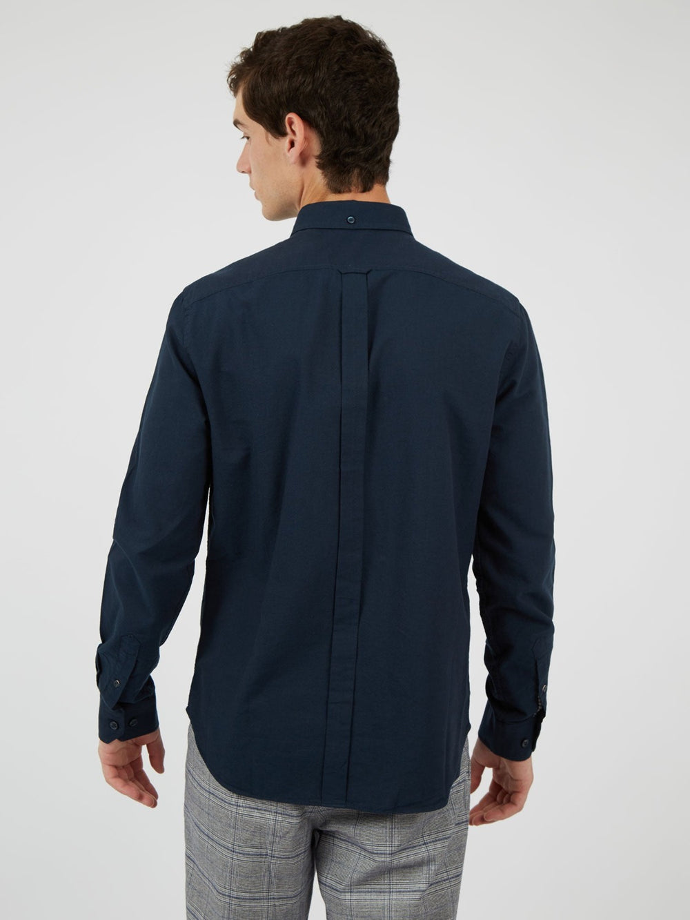 Ben Sherman Signature Organic Oxford Skjorte Marineblå | WA5896012