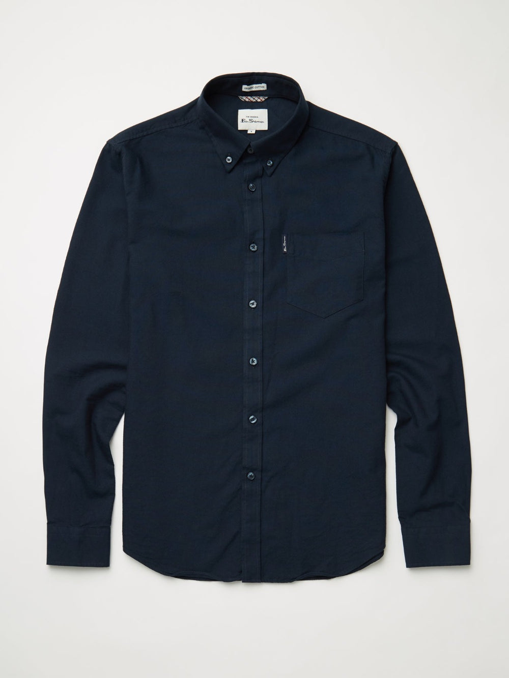 Ben Sherman Signature Organic Oxford Skjorte Marineblå | WA5896012