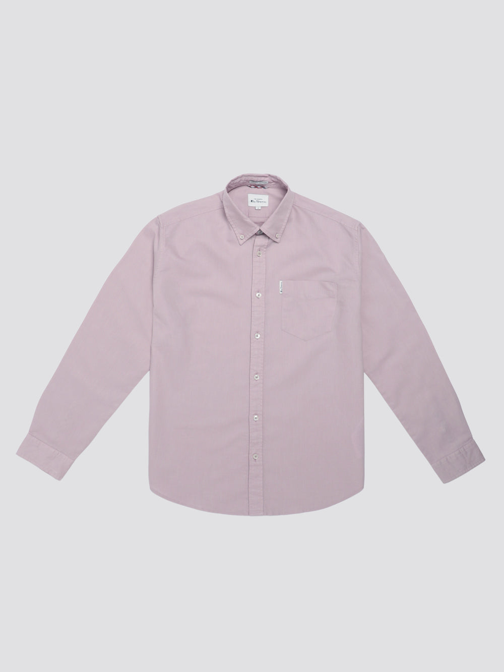 Ben Sherman Signature Oxford Long Sleeve Skjorte Lilla | UT3254716