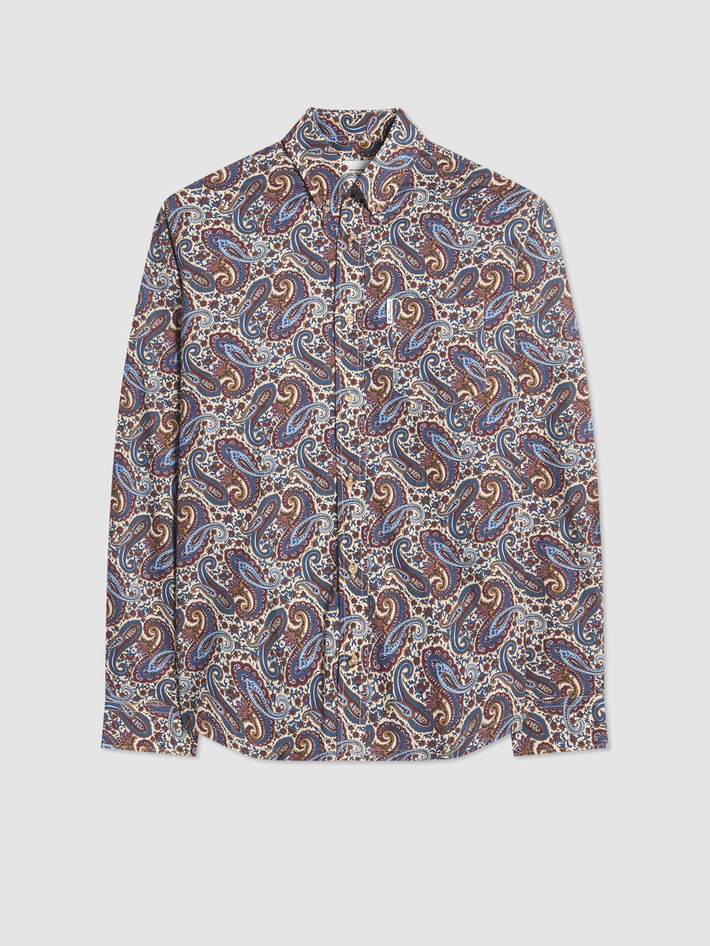 Ben Sherman Signature Paisley Skjorte Multicolor | FE7906324