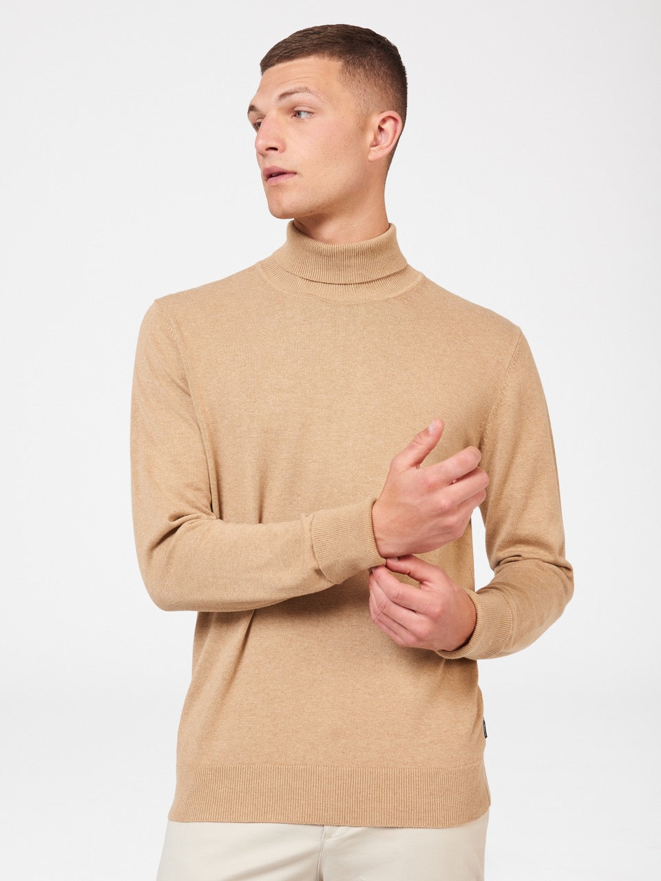 Ben Sherman Signature Roll Neck Strikkevarer Grå | YN5791436