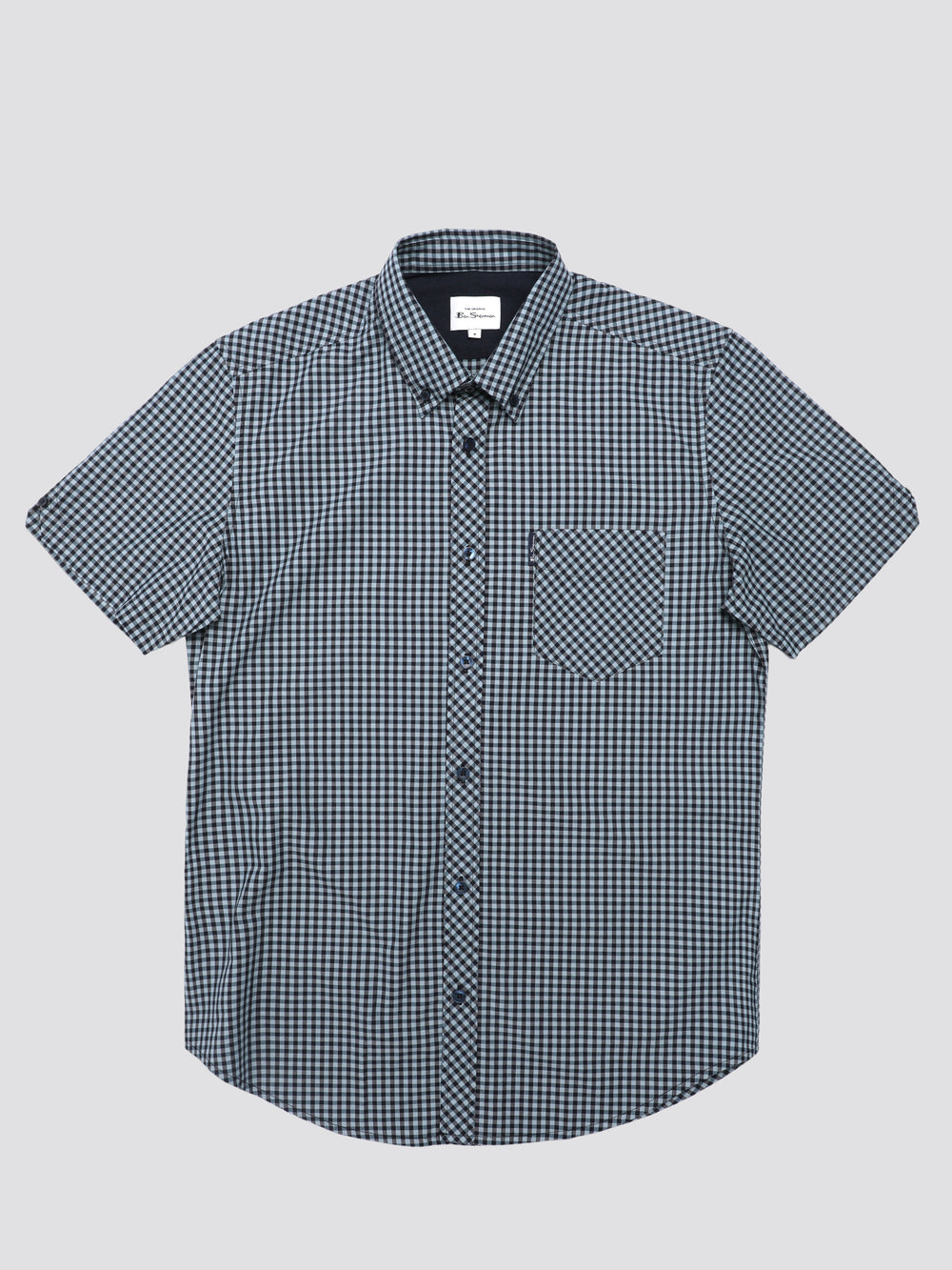 Ben Sherman Signature Short Sleeve Gingham Skjorte Blå | CI1963052