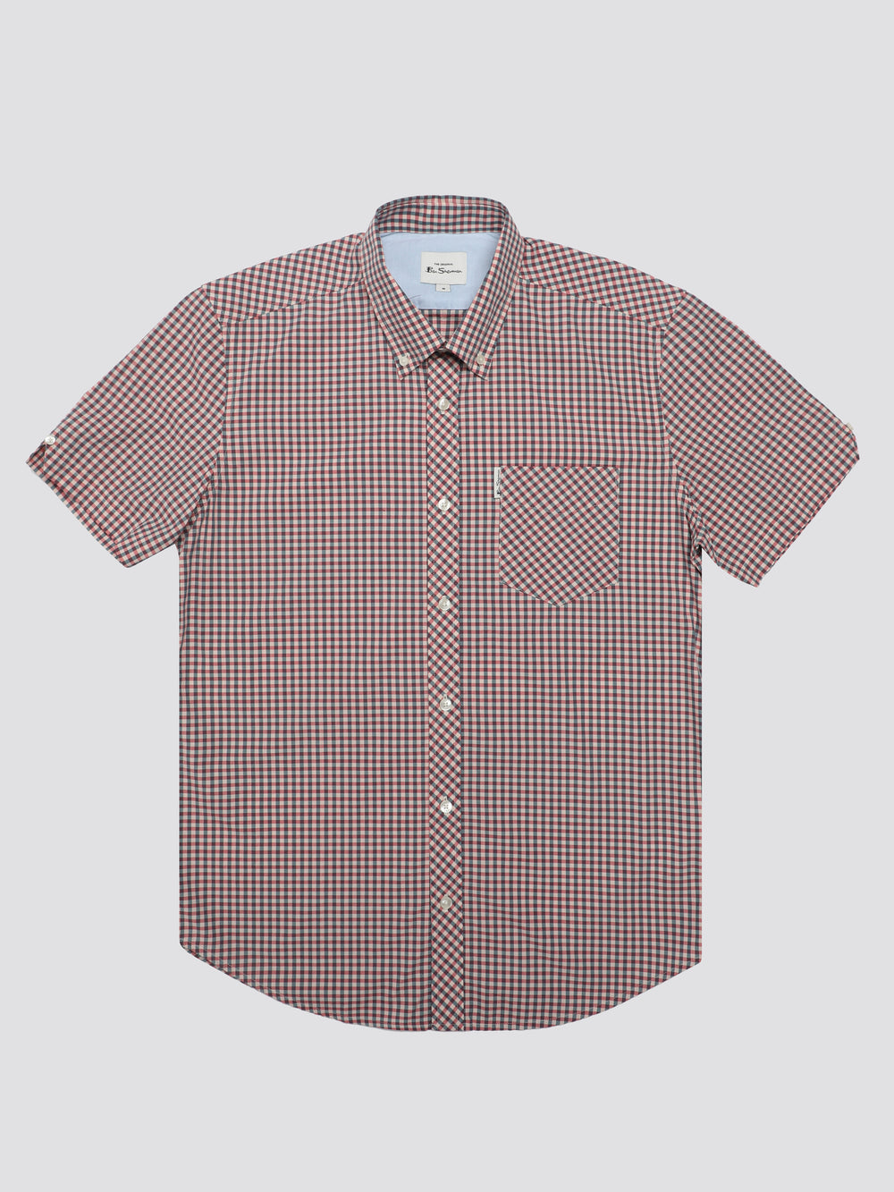 Ben Sherman Signature Short Sleeve Gingham Skjorte Rød Hvite | PU7961350