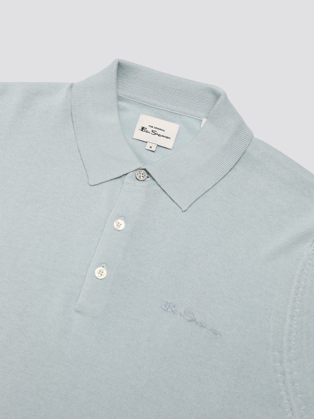 Ben Sherman Signature Short Sleeve Polo Strikkevarer Blå | SK9012574