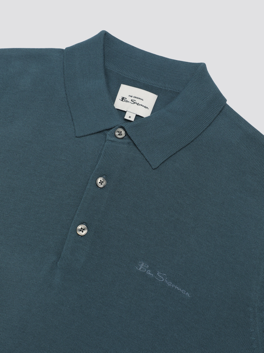 Ben Sherman Signature Short Sleeve Polo Strikkevarer Turkis | JV3184572