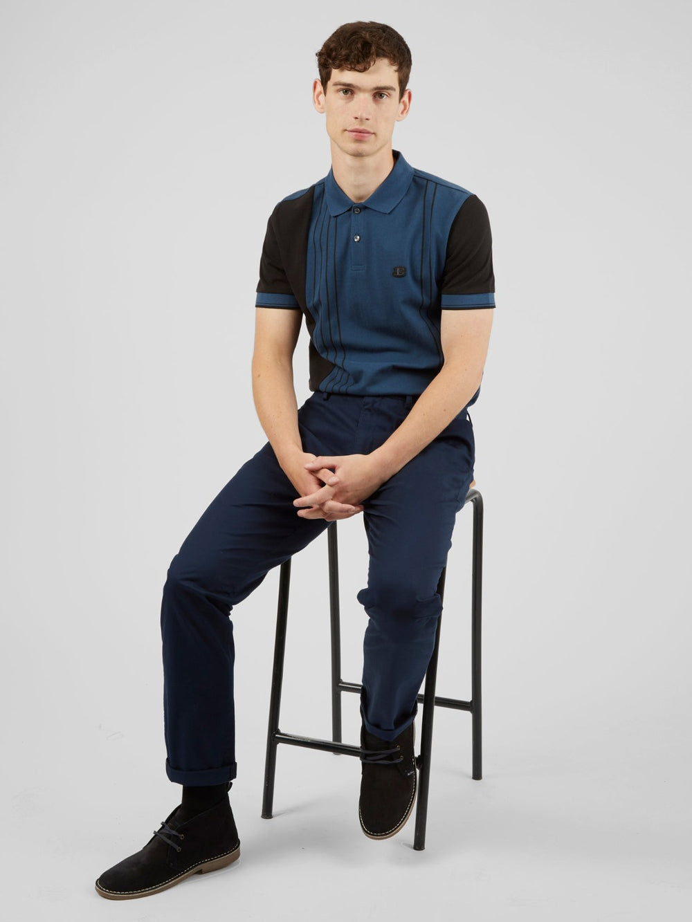 Ben Sherman Signature Slim Stretch Chino Bukse Marineblå | FD0495178