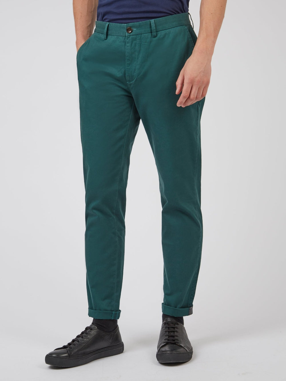 Ben Sherman Signature Slim Stretch Chino Bukse Grønn | UQ6837152