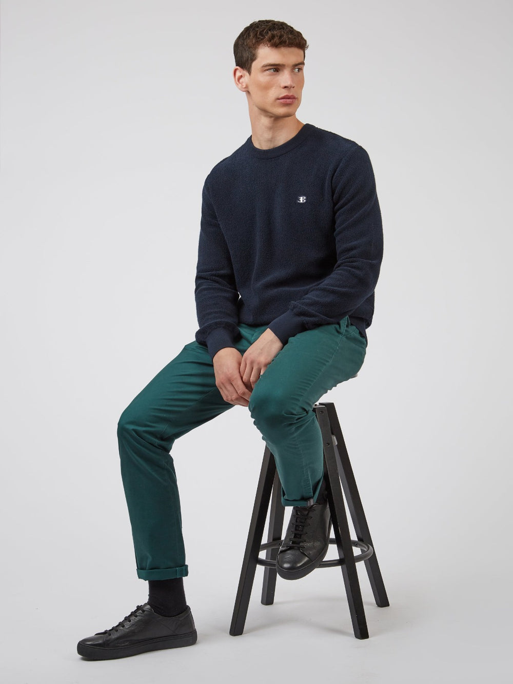 Ben Sherman Signature Slim Stretch Chino Bukse Grønn | UQ6837152