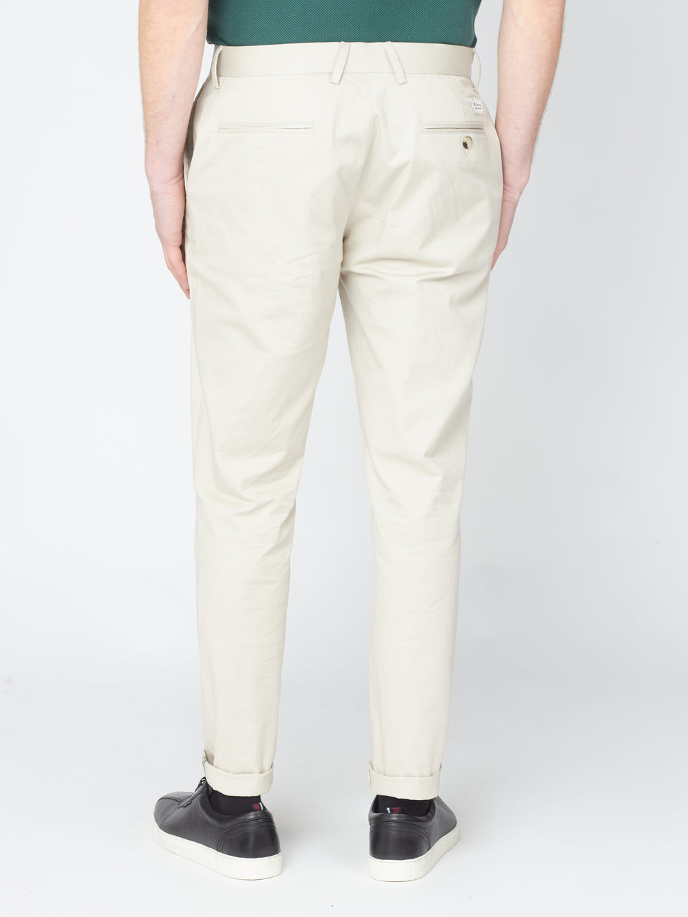 Ben Sherman Signature Slim Stretch Chino Bukse Hvite | HA4398501