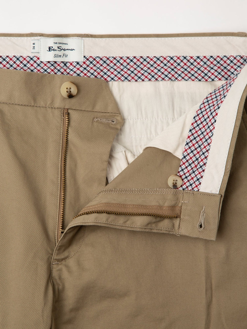 Ben Sherman Signature Slim Stretch Chino Bukse Grå | LB5304891