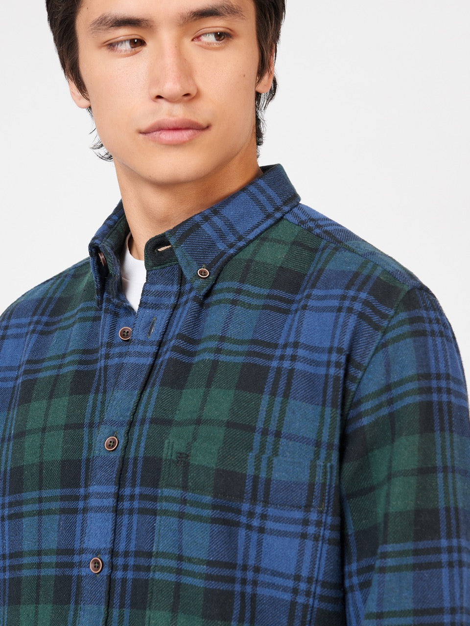 Ben Sherman Signature Tartan Check Skjorte Grønn | FH6051293