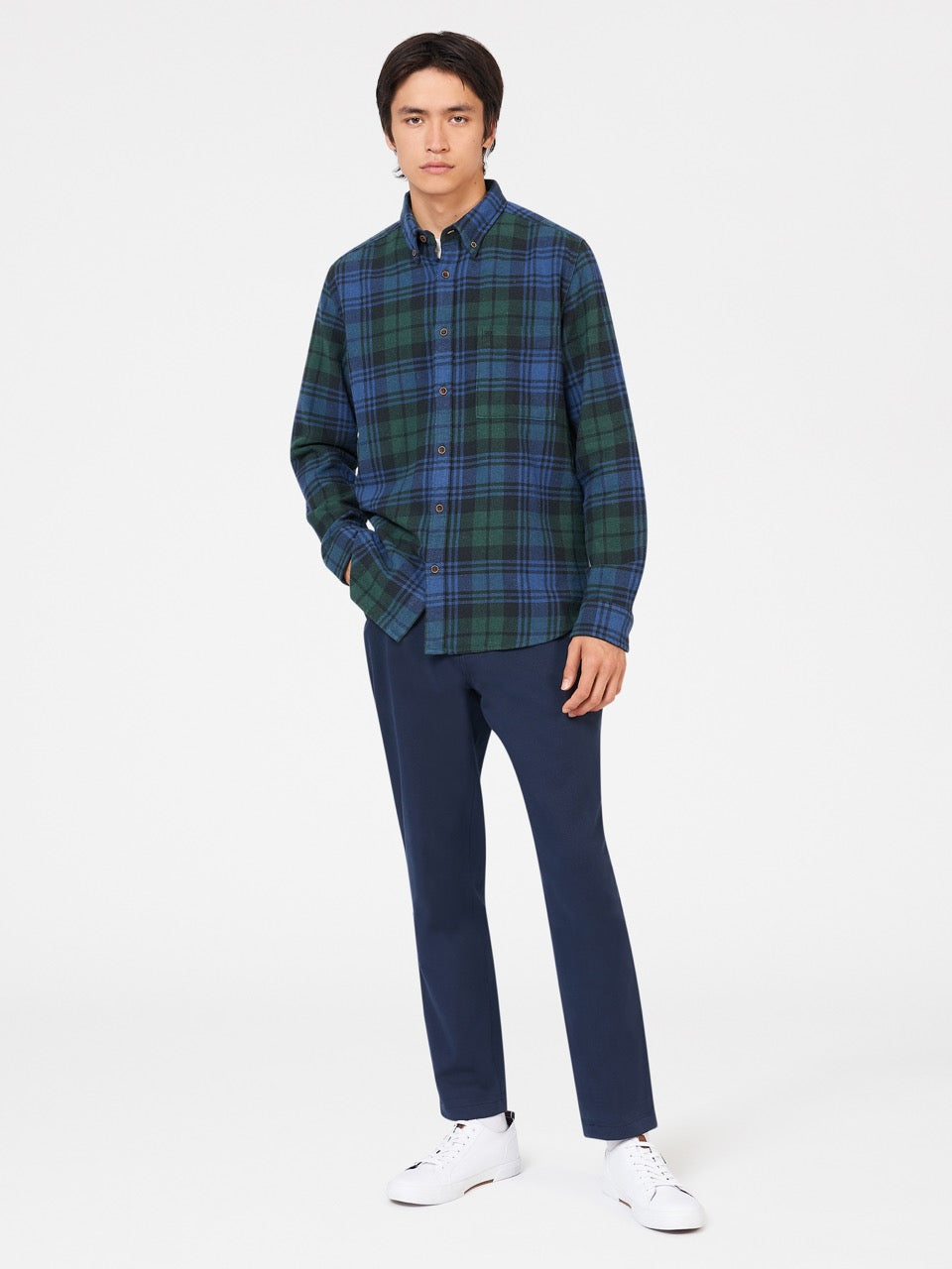 Ben Sherman Signature Tartan Check Skjorte Grønn | FH6051293