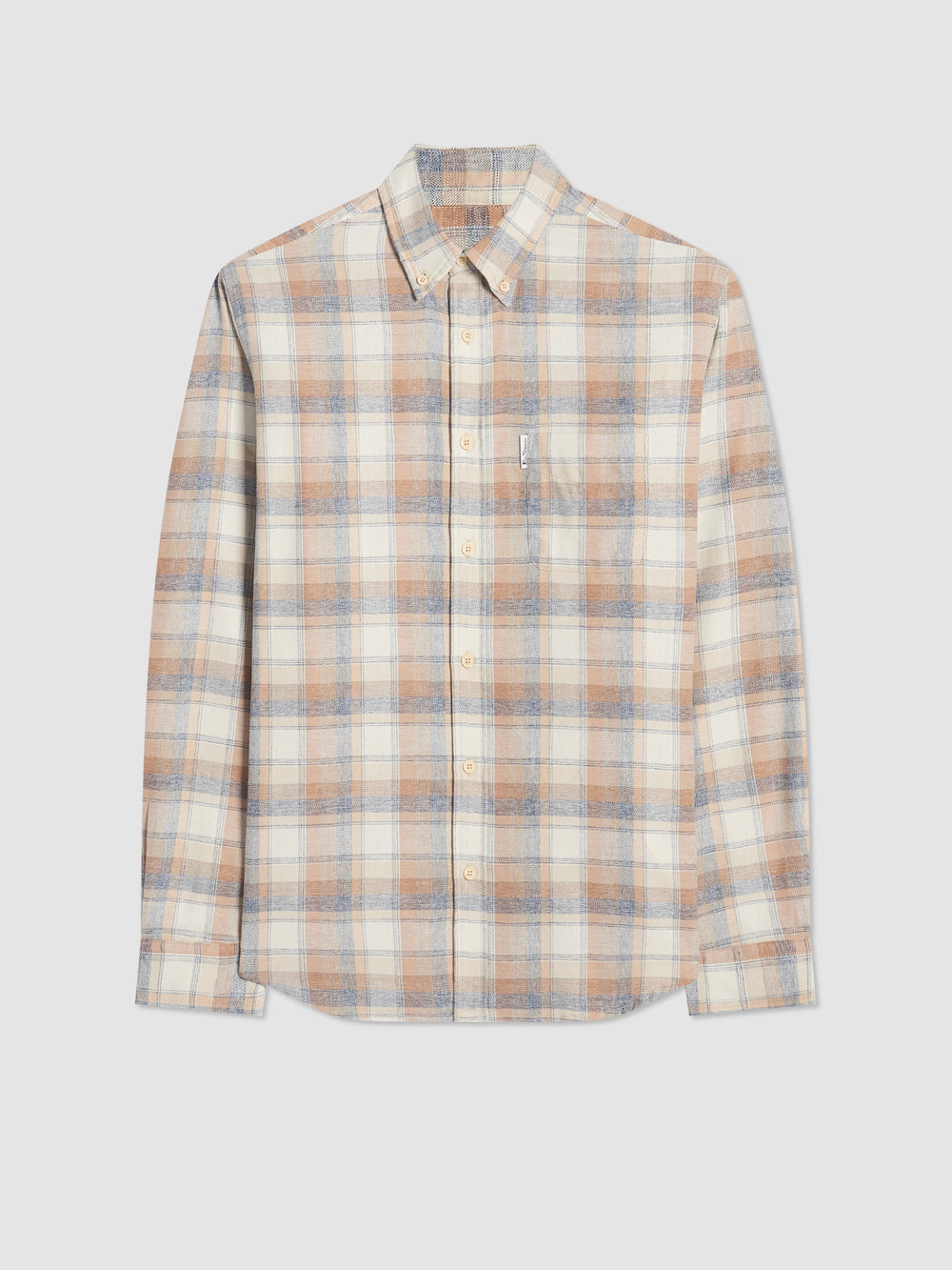 Ben Sherman Twisted Yarn Check Skjorte Brune | BO9367042