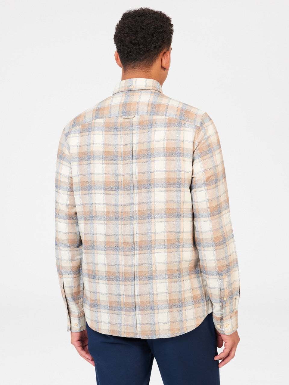 Ben Sherman Twisted Yarn Check Skjorte Brune | BO9367042