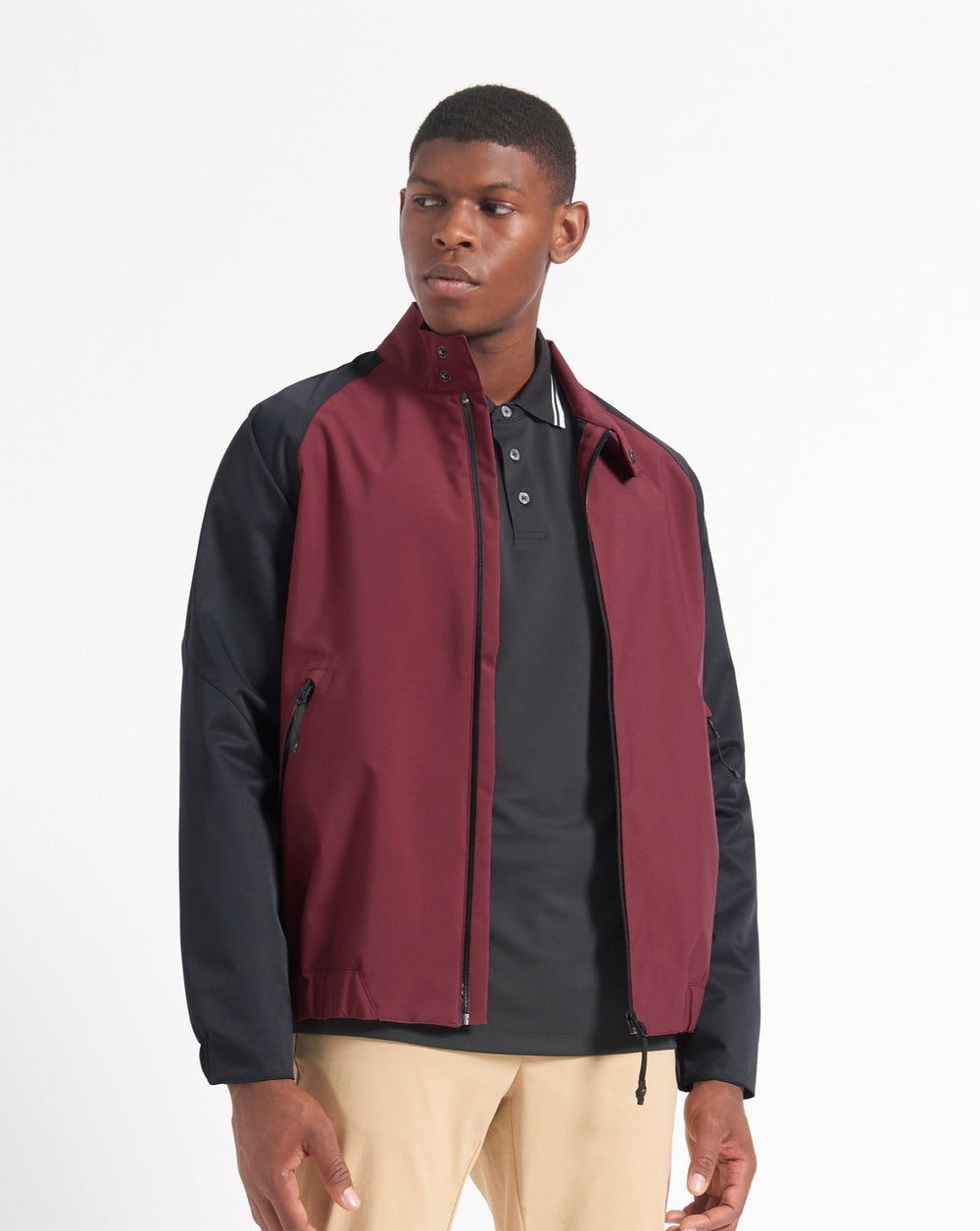 Ben Sherman Waterproof Harrington Jakker Burgunder | VP1593260